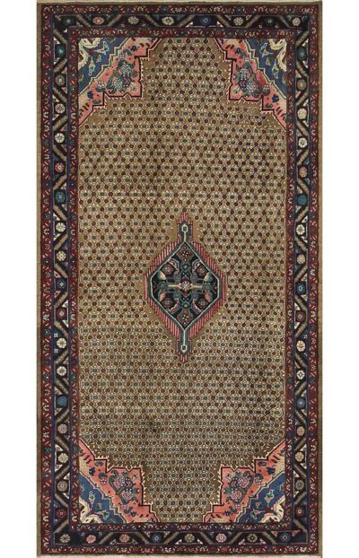 ANTIQUE FINELY WOVEN PERSIAN BIJAR 1920/18